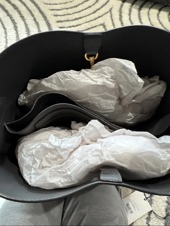 Cuyana charcoal oversized linea Bag - Picture 3 of 7